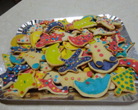 Bolacha de Natal decorada da Vó Lena