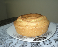 Bolo de fubá com coco