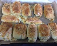 Enroladinho de presunto e queijo