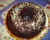 Bolo de micro-ondas de chocolate da Angélica