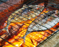 Este é o melhor peixe para grelhar no carvão: não se desfaz e cozinha perfeitamente