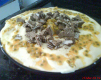 Pavê de maracujá e negresco