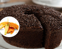 Casca de melão é ingrediente secreto em receita de bolo fit low carb de chocolate