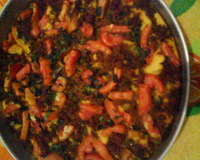 Torta de milho com carne moída