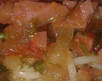 Espaguete à Bolonhesa de Mortadela