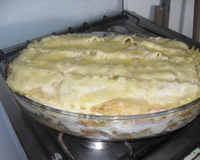 Lasanha de bacalhau
