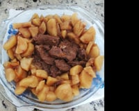 Contra file com batatas