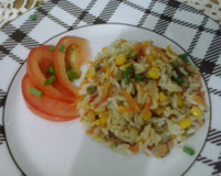 Arroz com sardinha da Greici