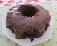 Bolo de chocolate de microondas
