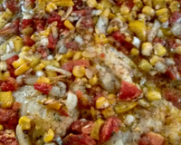 Filé de polaca assado ao forno