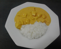 Frango ao molho de abóbora cabocha e requeijão