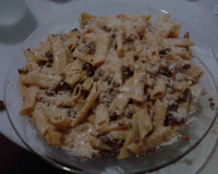 Penne ao molho cheddar