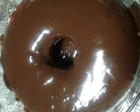 Cobertura de chocolate para bolos
