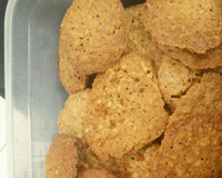 Biscoito integral de aveia