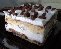 Sobremesa de chocolate e maracujá