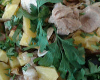 Carne de porco à Alentejana