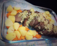 Picanha assada no forno com sal grosso