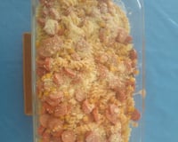 Macarrão com salsicha delícia