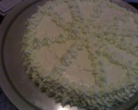 Bolo de limão com chantilly