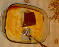 Manjar de coco com calda de abacaxi