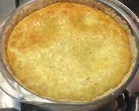 Quiche fácil de queijo e cebola
