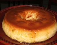 Pudim de pão sem leite condensado e sem banho-maria