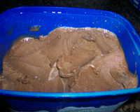 Sorvete de chocolate