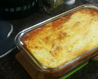 Escondidinho de frango com batata doce fit