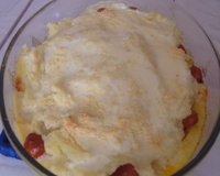 Escondidinho de salsicha