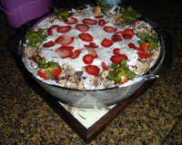 Pavê irresistível de Bis e sorvete