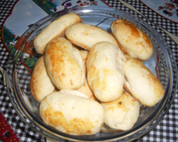 Enroladinho de presunto e queijo