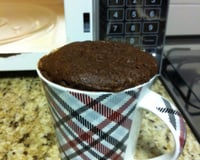 Bolo de caneca sem ovo