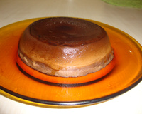 Pudim de banana e café