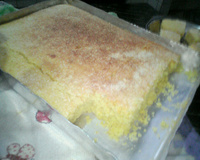 Bolo de fubá com coco