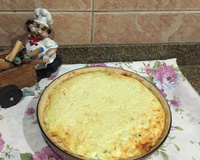 Quiche de queijo e alho poró