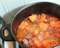 Carne seca com abóbora