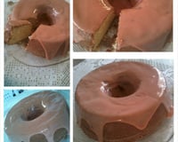 Bolo simples com cobertura de goiabada