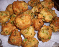 Bolinhos de talos, folhas ou cascas