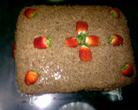 Torta de chocolate com chantilly