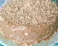 Bolo junino de paçoca