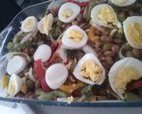 Salada de feijão carioca gelada