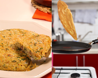 Como virar uma tortilla de batata com o truque do chef Dani García (e uma dica para deixá-la suculenta)