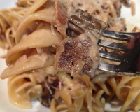 Espaguete ao molho funghi