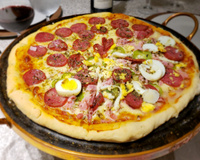 Massa pizza para poucas pessoas