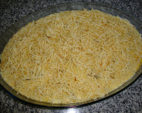 Creme de frango com purê de batatas