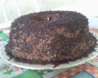 Bolo de chocolate no micro-ondas