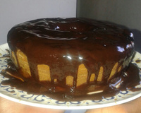 Bolo de Cenoura com brigadeiro da Celeste