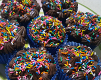 Cupcake de brigadeiro