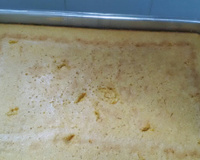 Bolo de fubá com coco