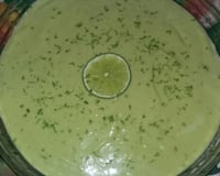 Mousse de abacate com limão